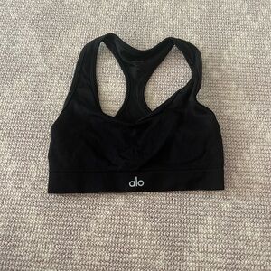 Alo black sports bra